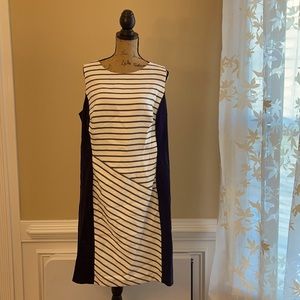 Ralph Lauren blue and white dress